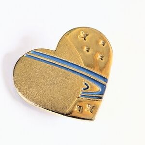 2005 The Variety Club Children's Charity Zathura Sony Gold Tone Heart Pin